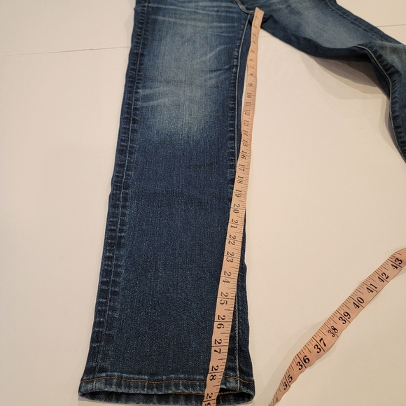 American Eagle Airflex + Slim Straight Men's Jean Size 28x30 Medium Wash - Picture 4 of 16